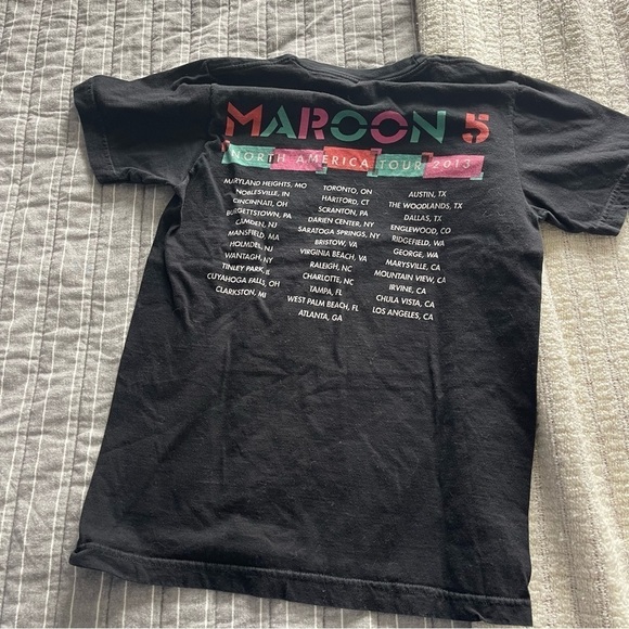 American Apparel Maroon 5 Tee S - Picture 2 of 3
